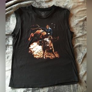 Men’s Western Print Graphic Tank